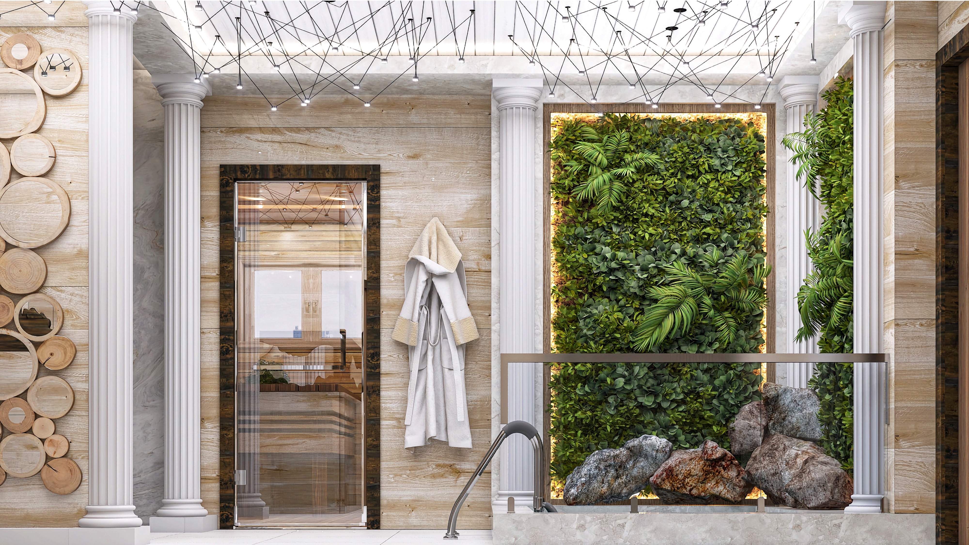 DJ facing a crowd at his deck. Photo with a purple hue